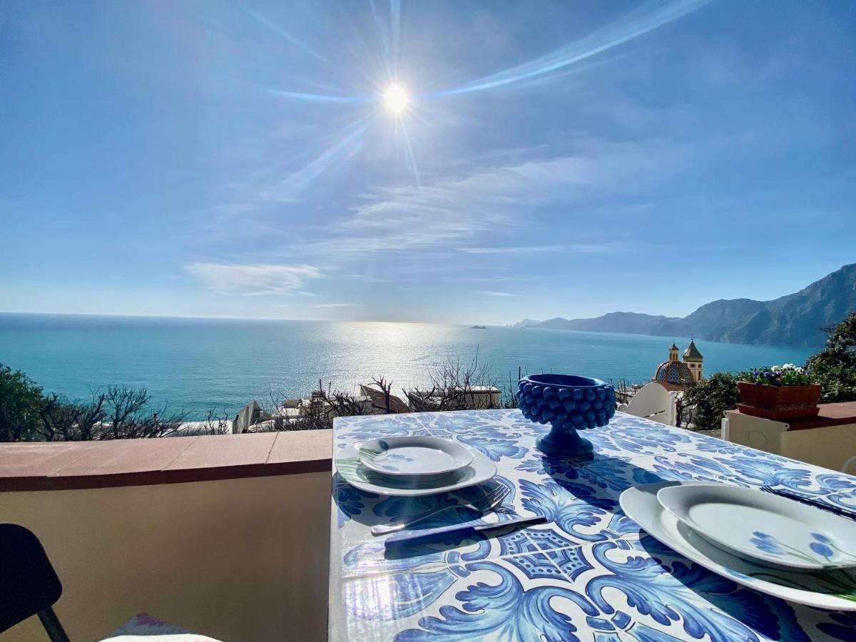 Il Profumo Dei Fiori Apartment Praiano Bagian luar foto